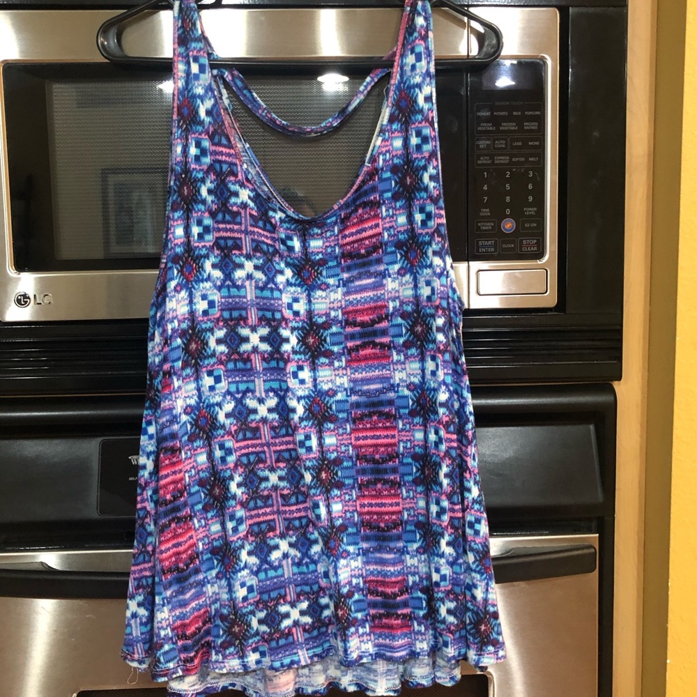 Pink Rose tank top - Large